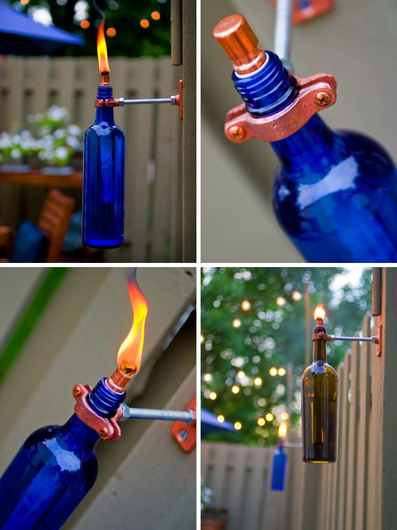 DIY Deck Projects recycled wine bottles DeckMAX