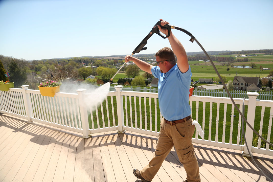 professional pvc railing cleaners DeckMax