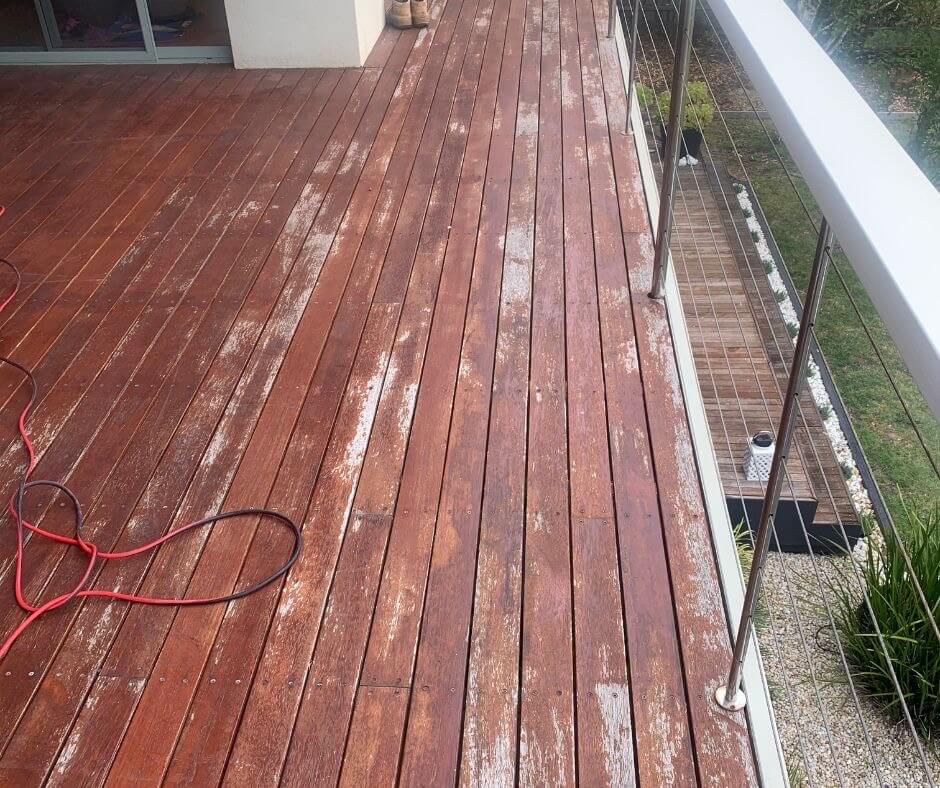 Is it too late to stain my deck? It might be!