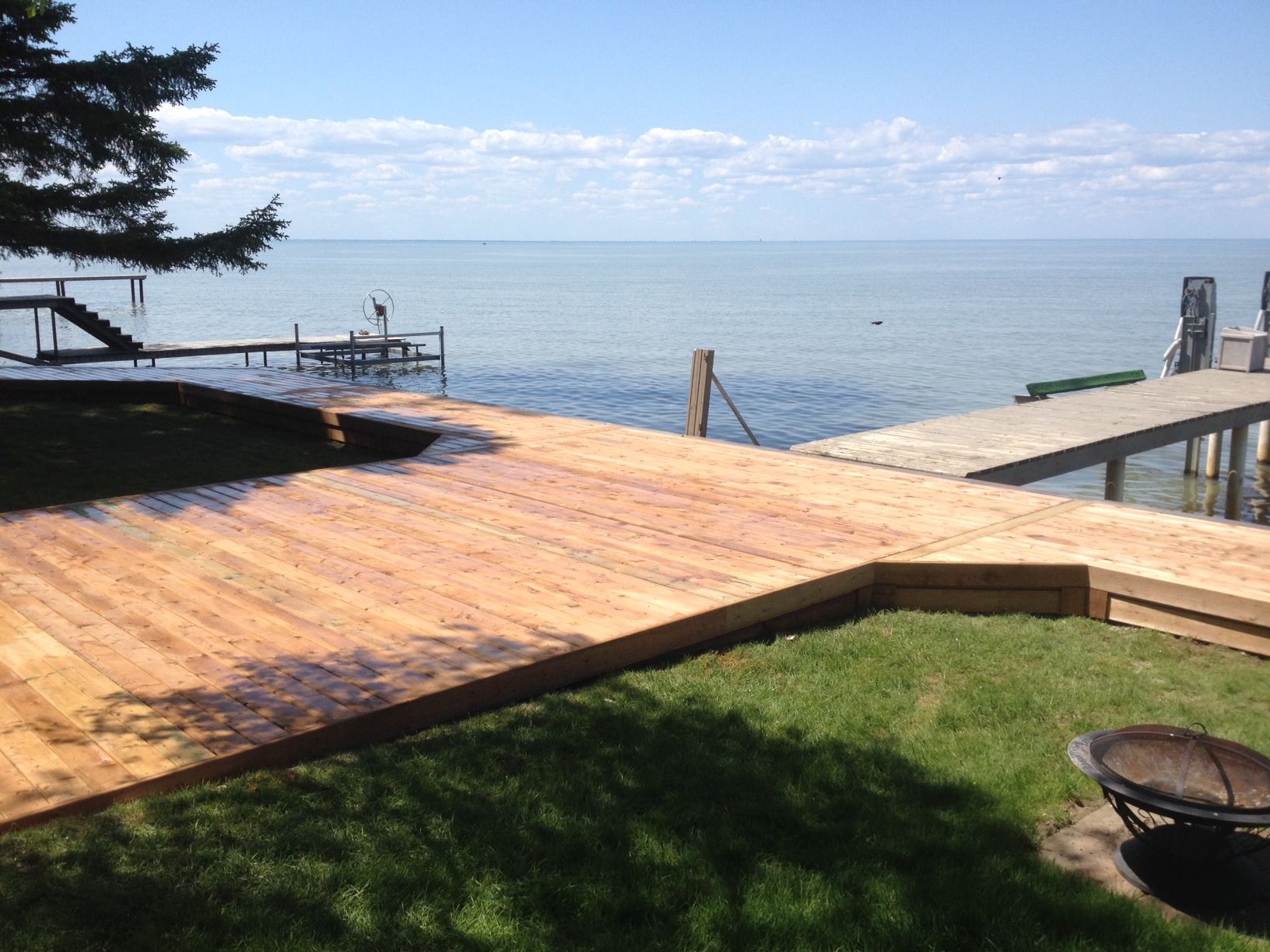 Pressure treated deck belle river on Decks and Fences by Ryan