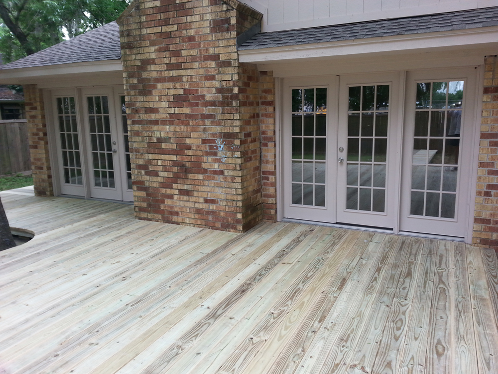 Lifetime Treated Pine Decks Houston Custom Decks & Pergola