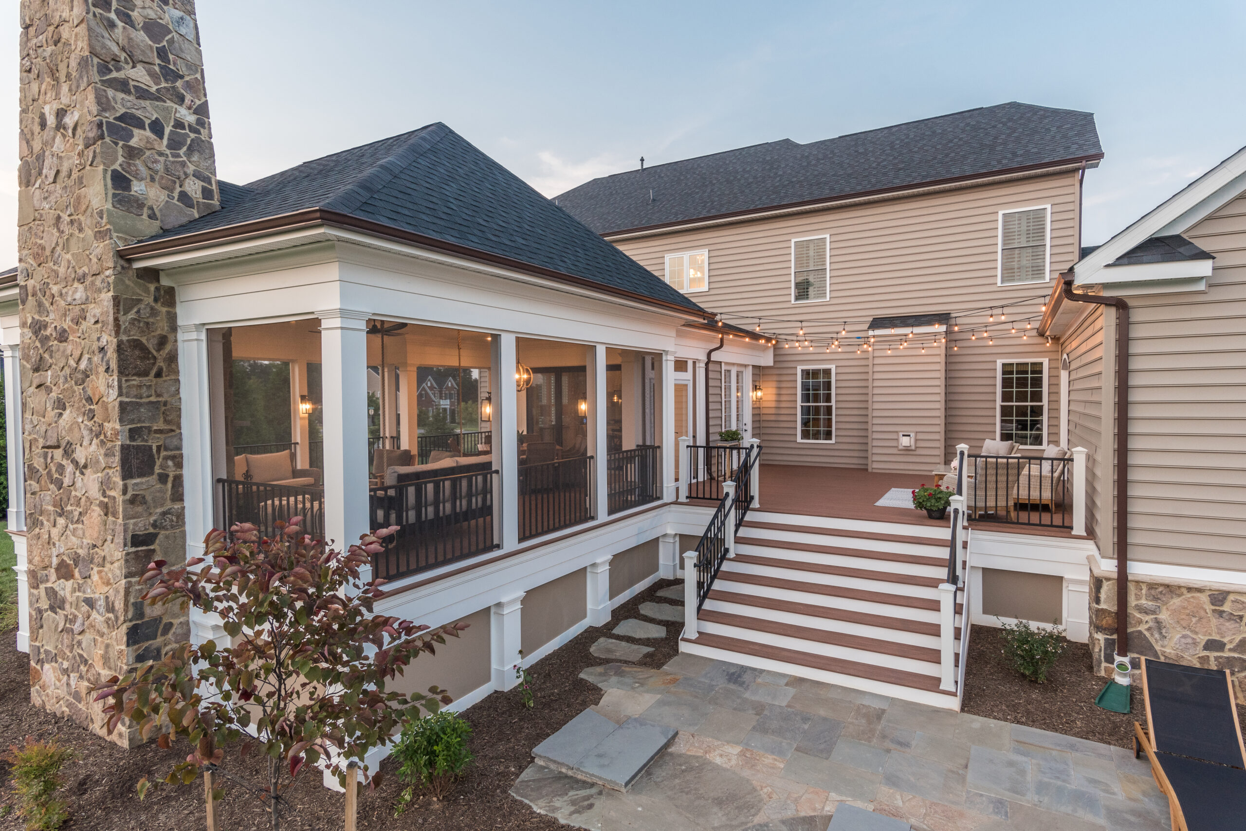Sykesville Screened Porch and Garage Addition McWhorter Outdoor Living