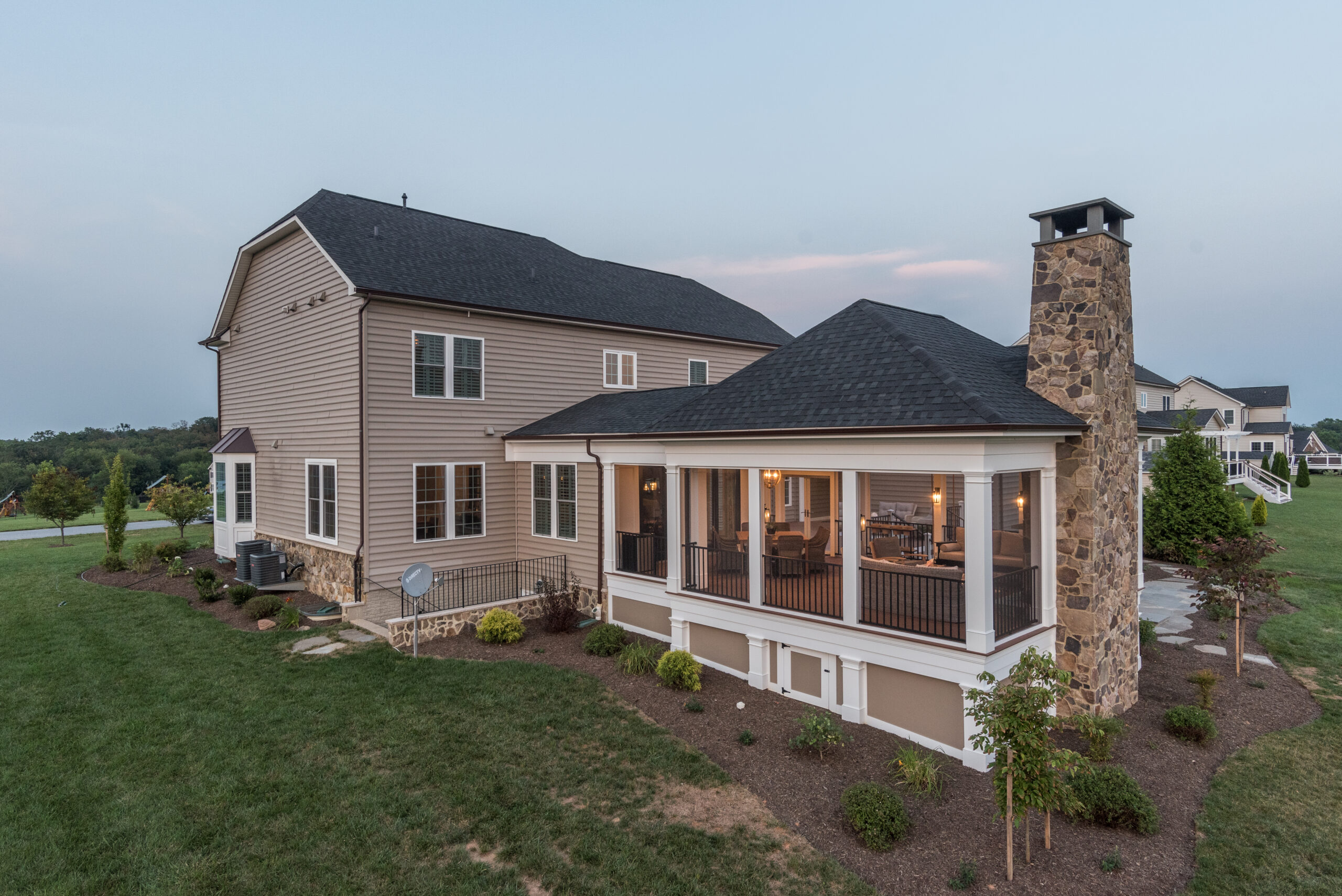 Sykesville Screened Porch and Garage Addition McWhorter Outdoor Living