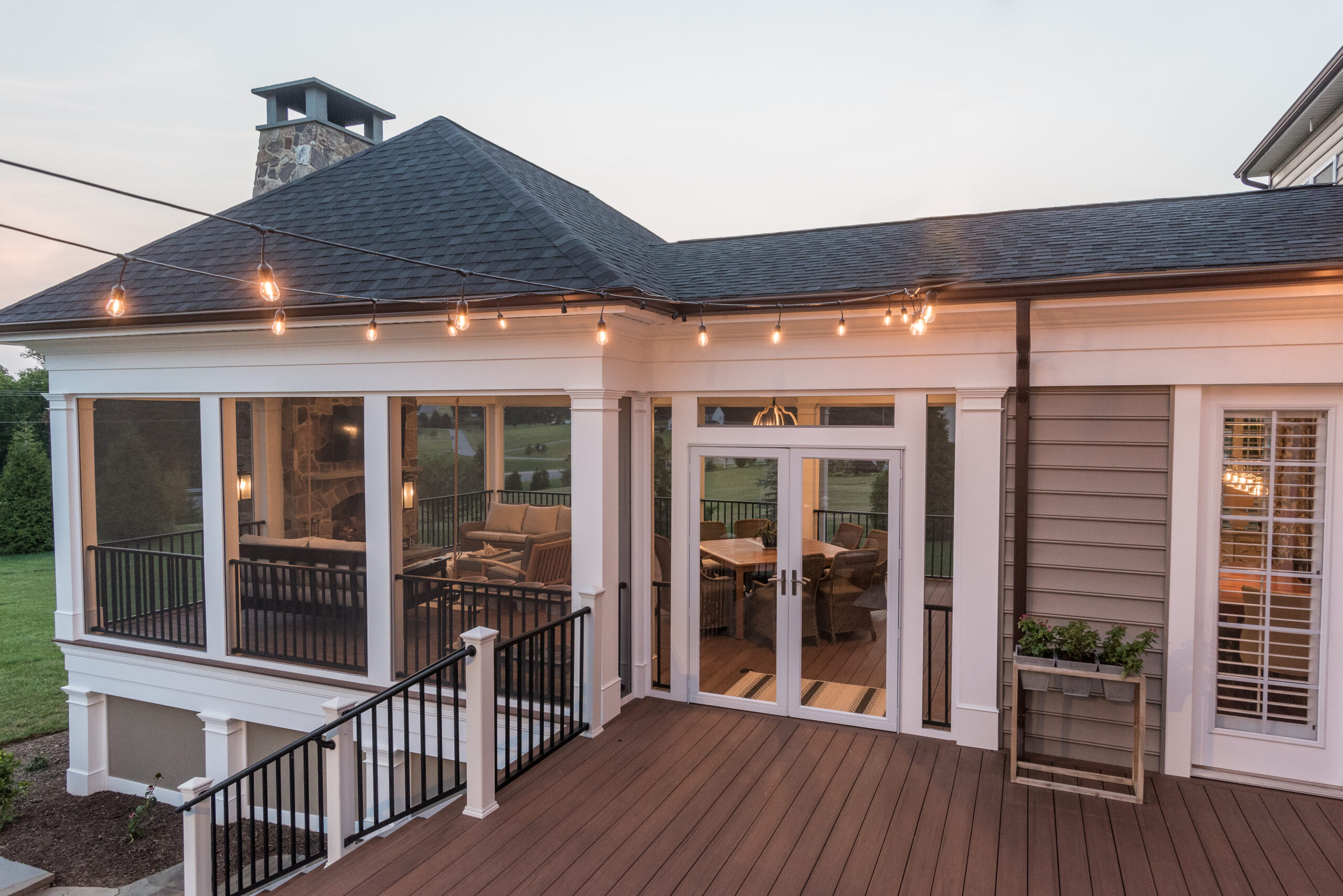 Sykesville Screened Porch and Garage Addition McWhorter Outdoor Living