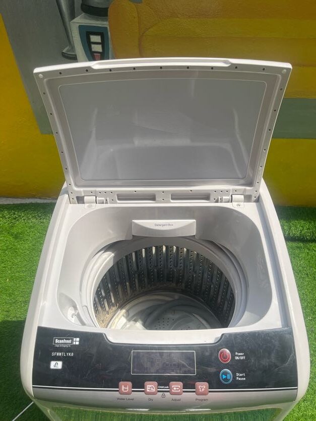 Barely Used Scanfrost 8kg Full Auto Top Loader Washing Machine