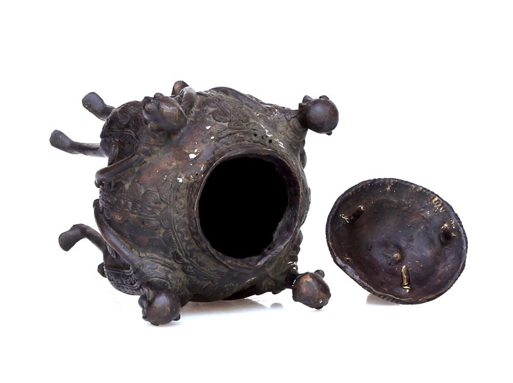 Bronze, Brass Medicine pot, Ashanti 623 Pots and Vessels — Deco Art