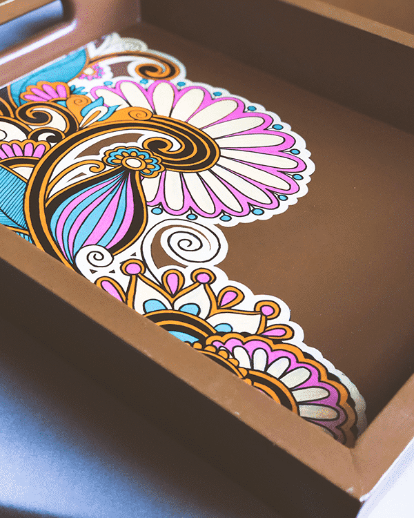 PaintWoodTray DECOBATE