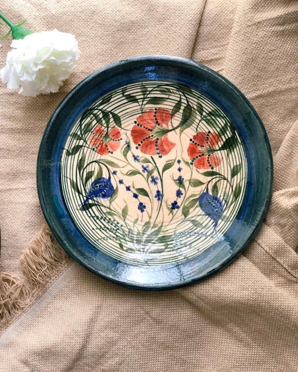 Blossoming Bouquet Small Decorative Plate DECOBATE