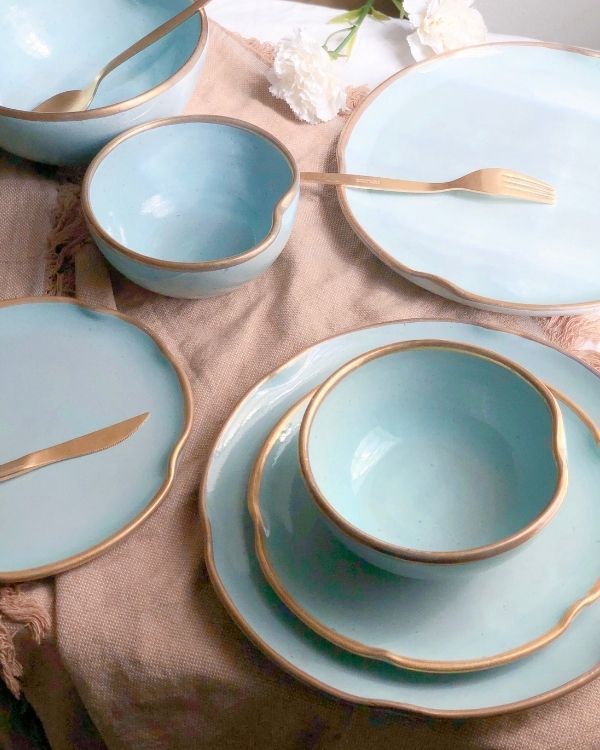 Aquatic Royalty Set (Dinner Set) DECOBATE