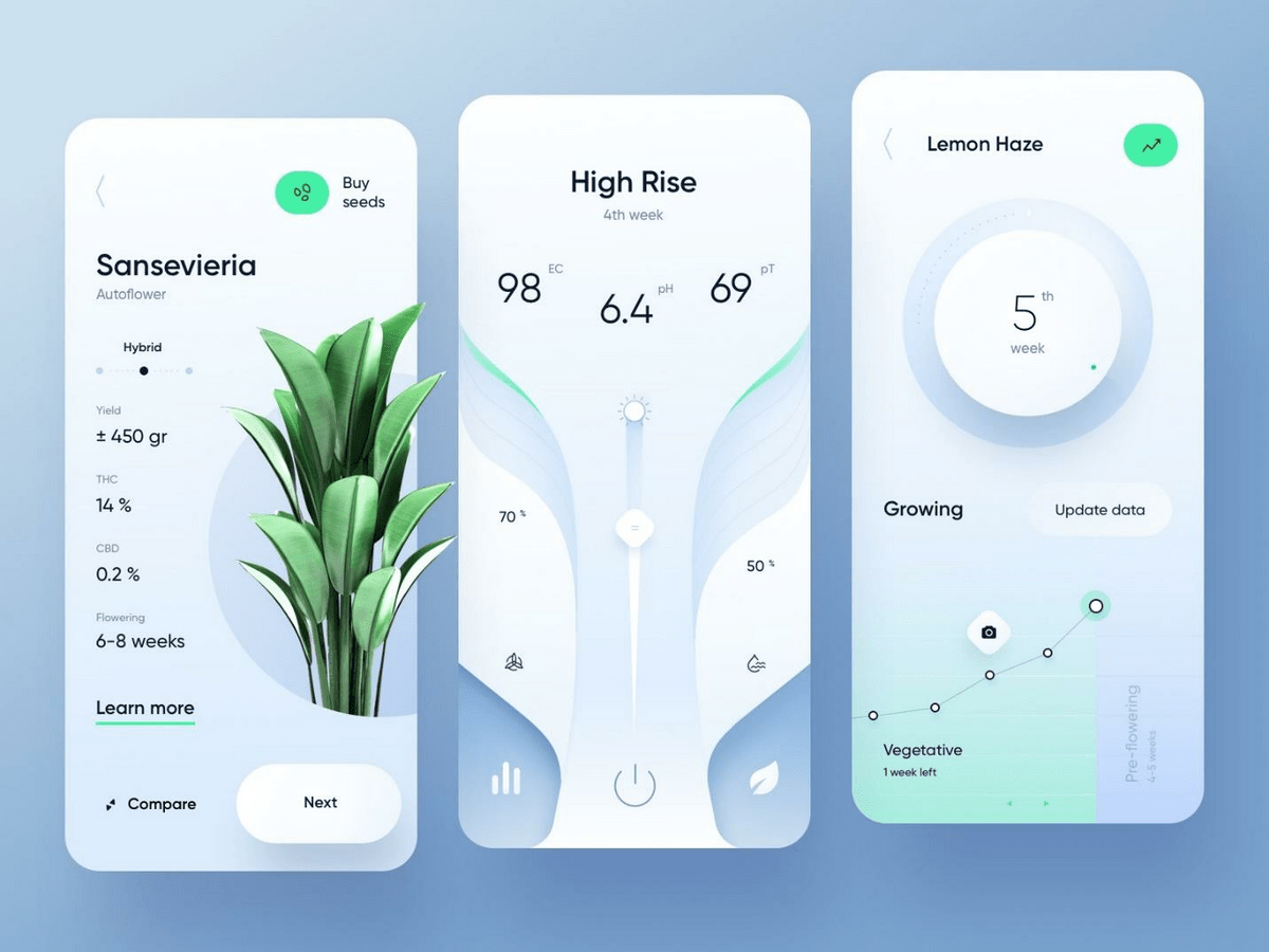 Color scheme trends in mobile app design
