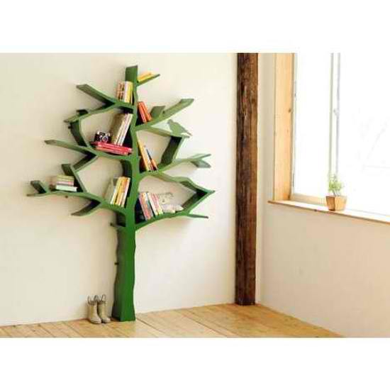 NurseryWorks Tree Bookcase in Green Decoholic