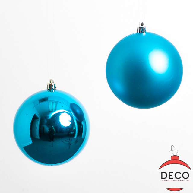 Teal Ball Ornaments Deco Holiday