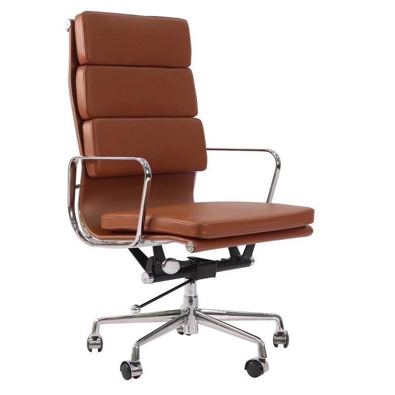 Eames High Back Office Chair Brown at Clarence Blohm blog
