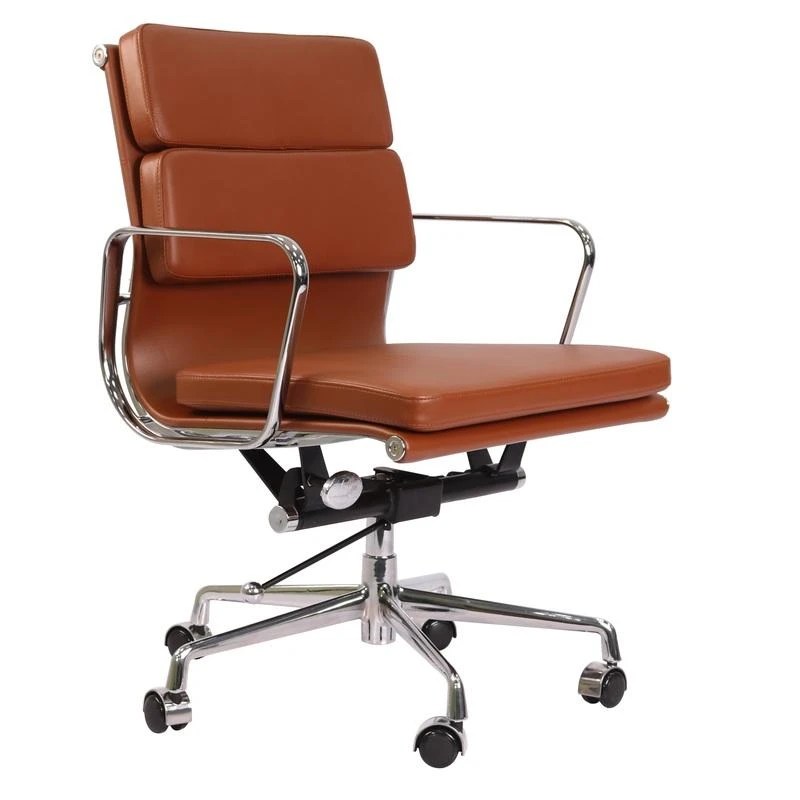 The Best Eames Office Chair EA217 Tan Brown Low Back
