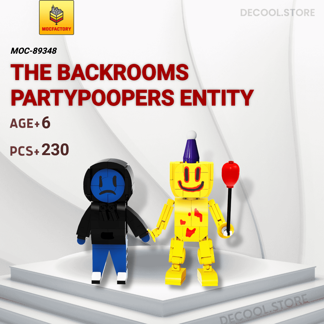 The Backrooms Partypoopers Entity MOC Factory 89348 Official Store DECOOL
