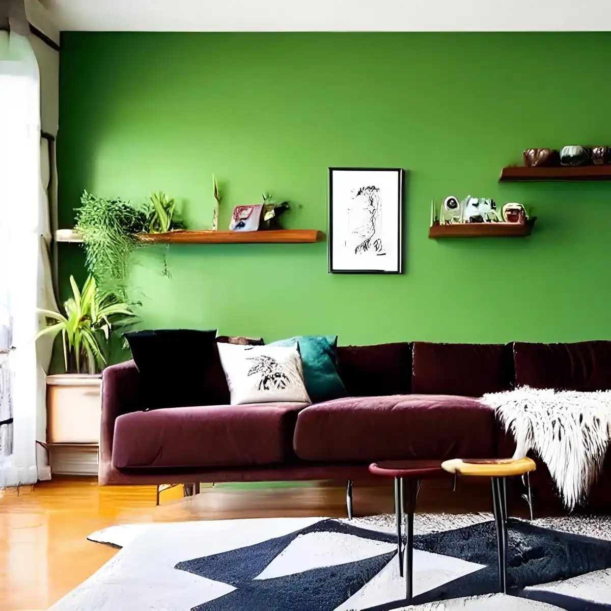 Dark Green And Brown Living Room Ideas Matttroy