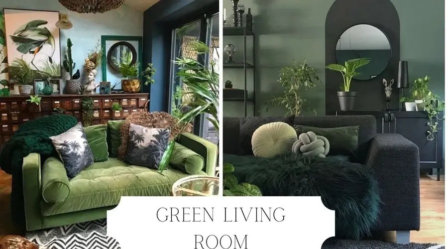 55 Green Living Room Ideas That'll Make You Want To Redecorate ASAP