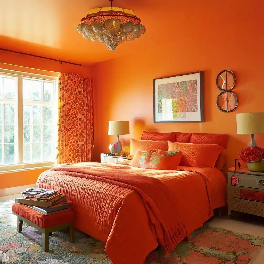35 Orange Bedroom Design Ideas Infuse Warmth And Warmth