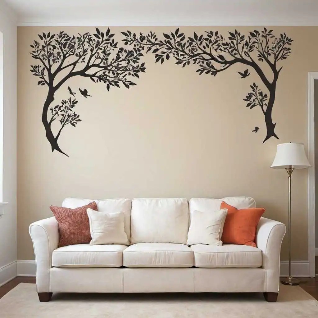 Top 38 Sofa Back Wall Designs To Make Your Living Room