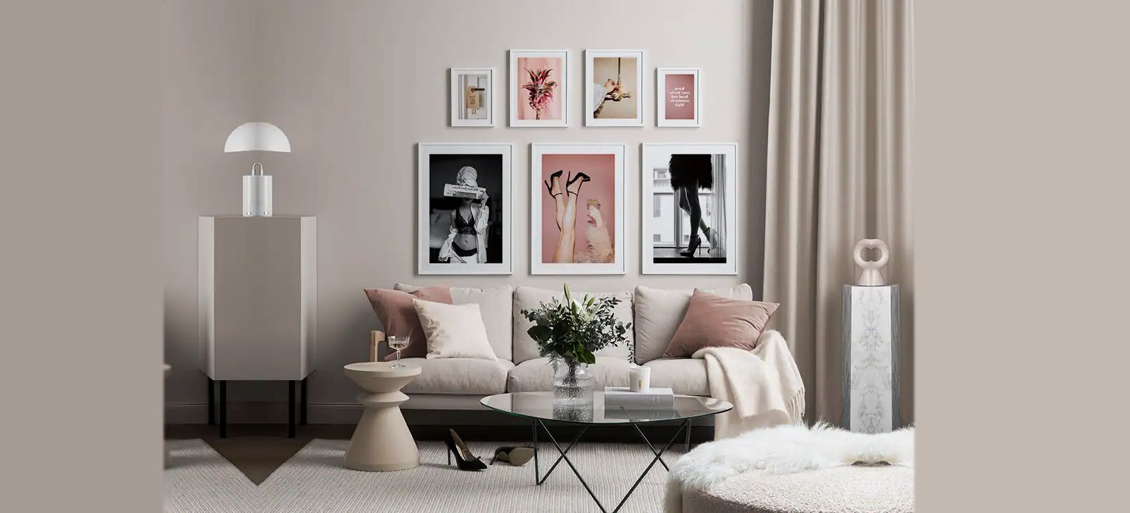 25 Incredible Art Ideas for the Sofa wall