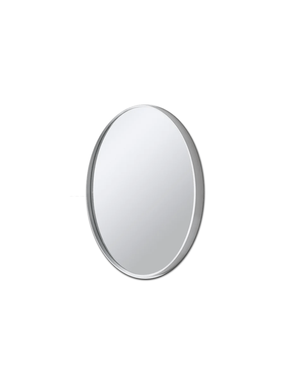 Round Mirror White