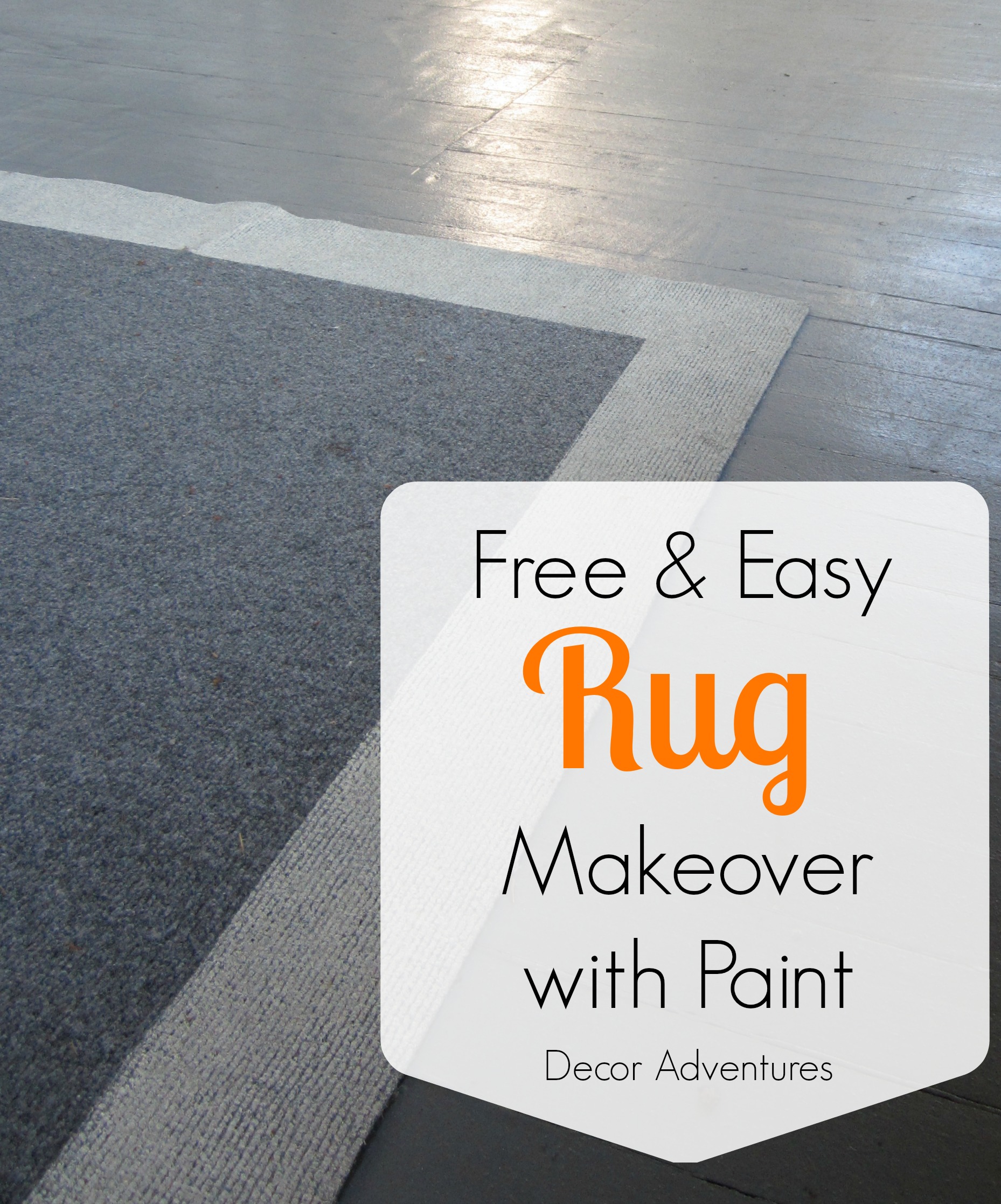 Easy Rug Makeover » Decor Adventures