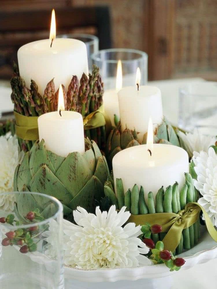 Centros de mesa con velas ÐecoraIdeas