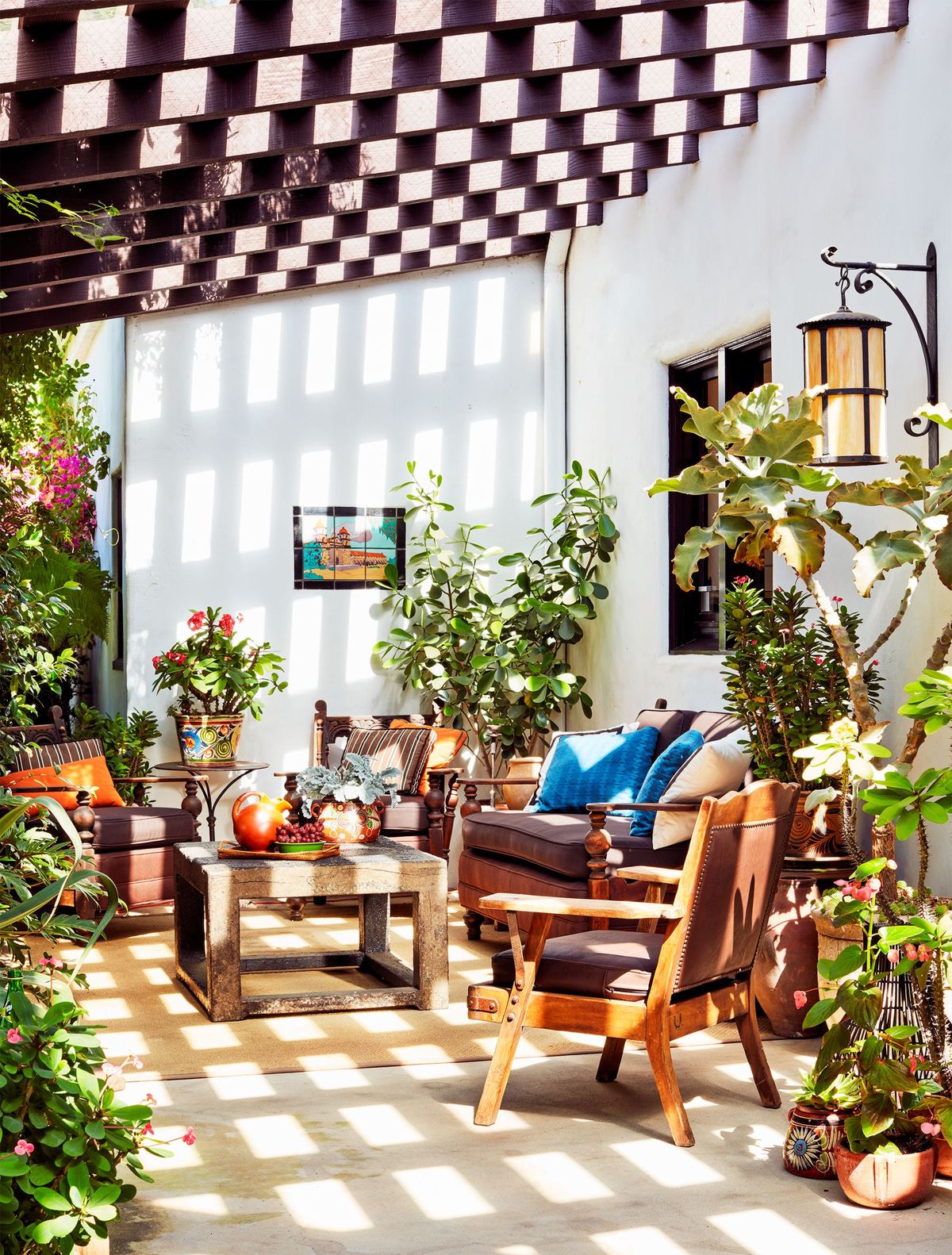 Patios modernos de casas bonitos y sencillos