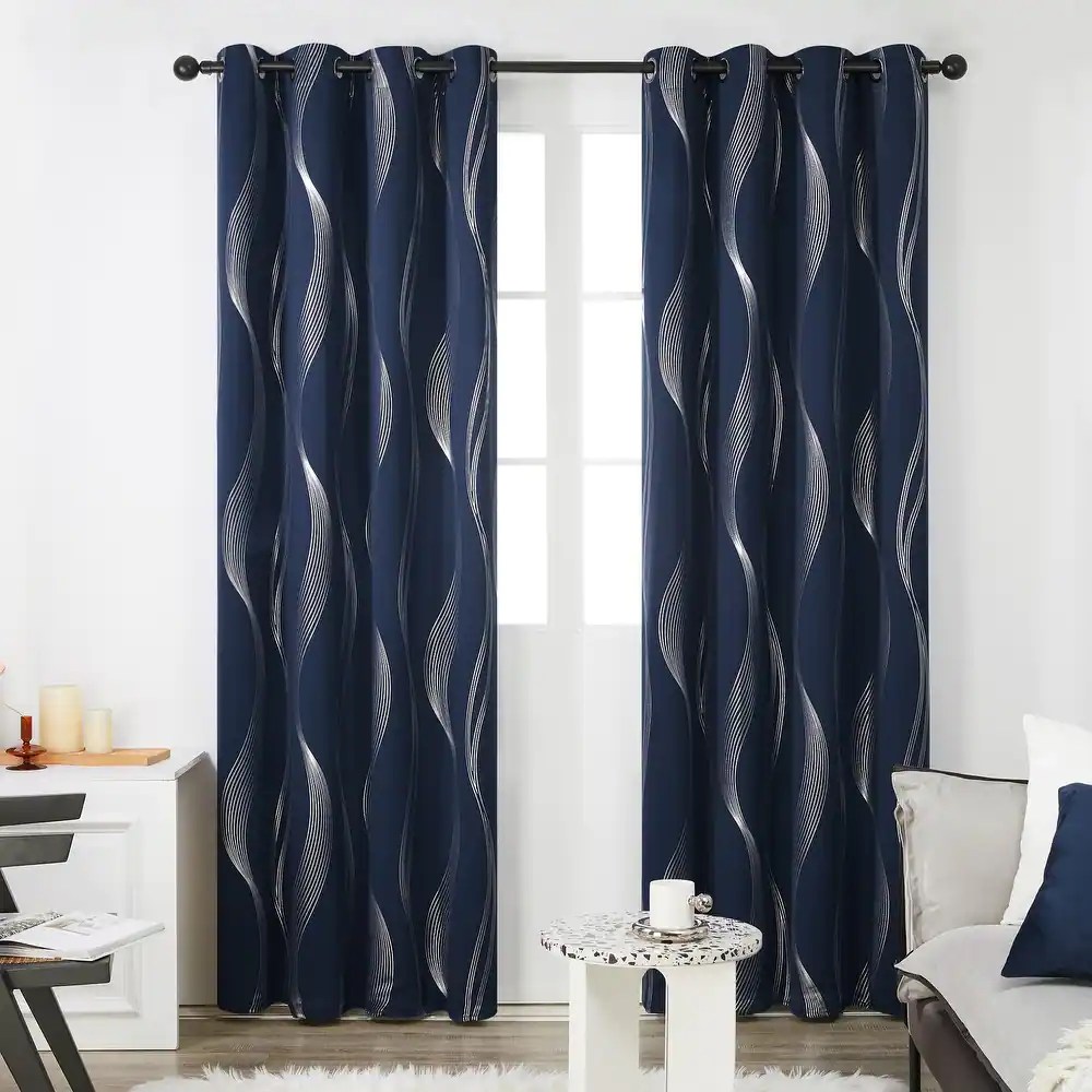 24 Blue Curtain Ideas For The Living Room