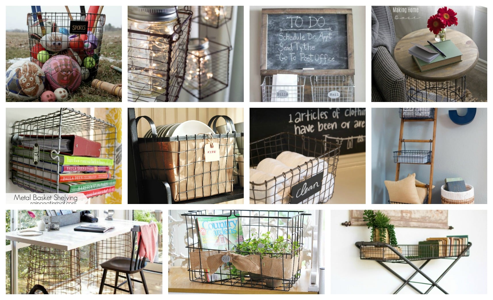 Fabulous DIY Wire Baskets Projects