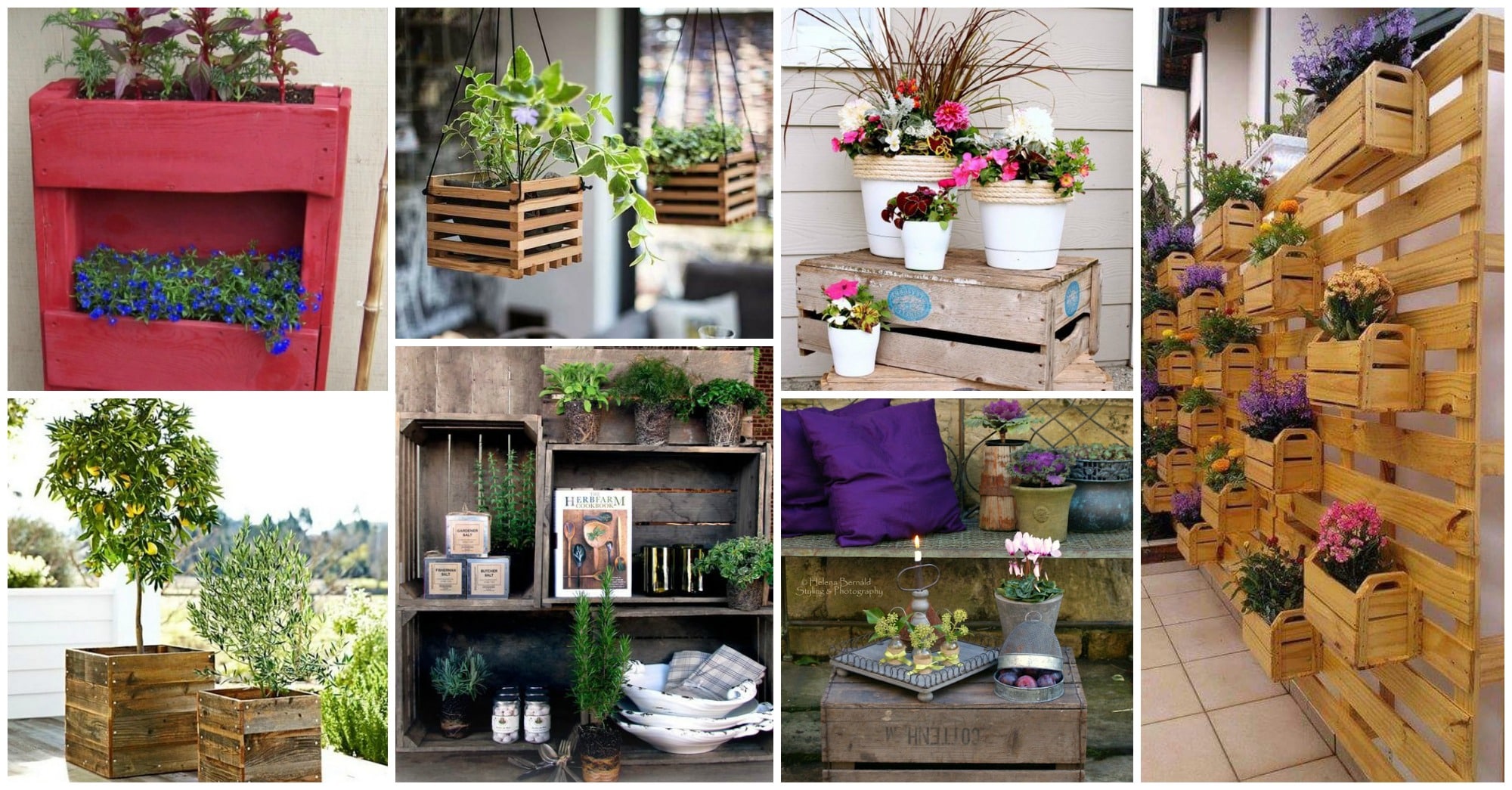 12+ DIY Wooden Crates For Your Garden