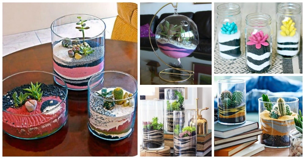 15+ Decorating a Vase Using Colored Sand