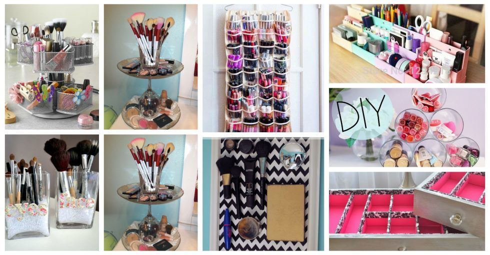 Brilliant DIY Makeup Storage Ideas