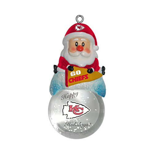 NFL Kansas City Chiefs Snow Globe Ornament
