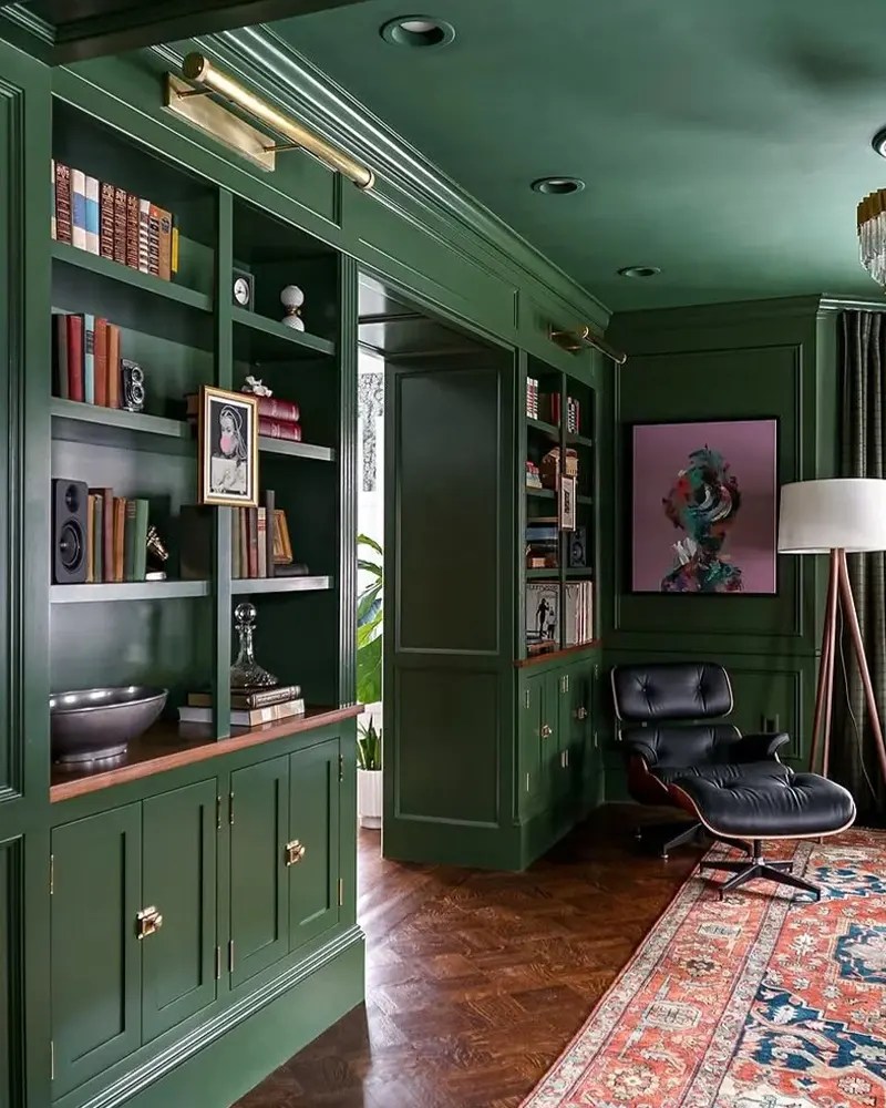17 Best Forest Green Paint Colors Decor Atom