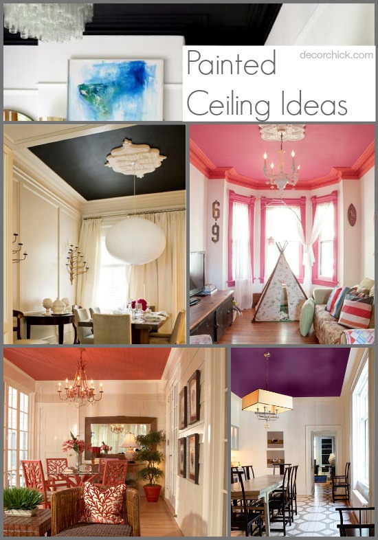 Ceiling Painting Ideas / Ceiling Paint Interior Finishing Design Ideas