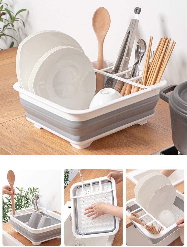 Collapsible Dish Drying Rack Decor Finity