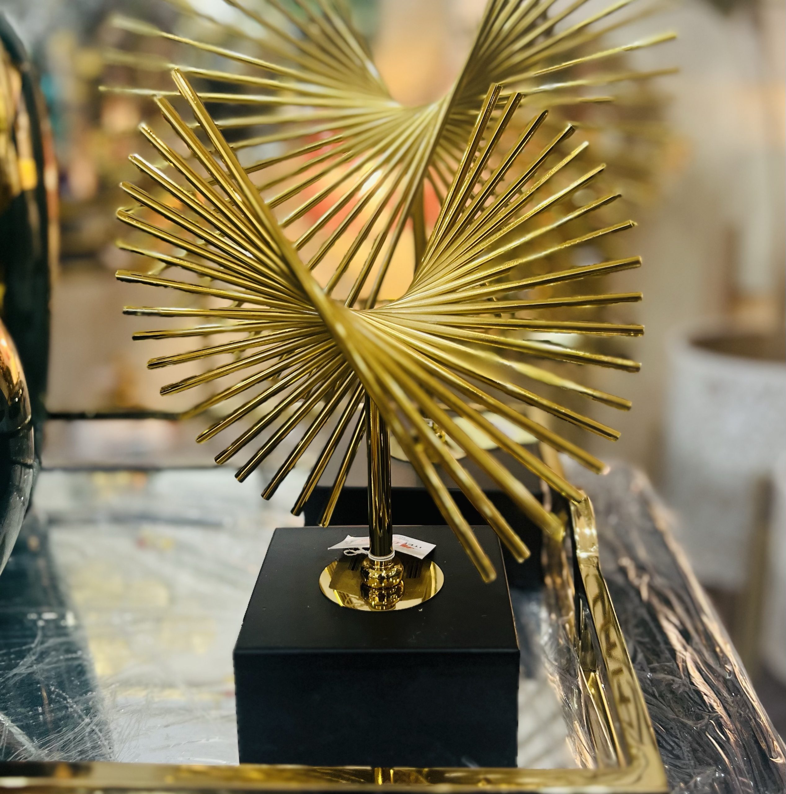 Gold Metal Decor Small 25cm Decor Guru
