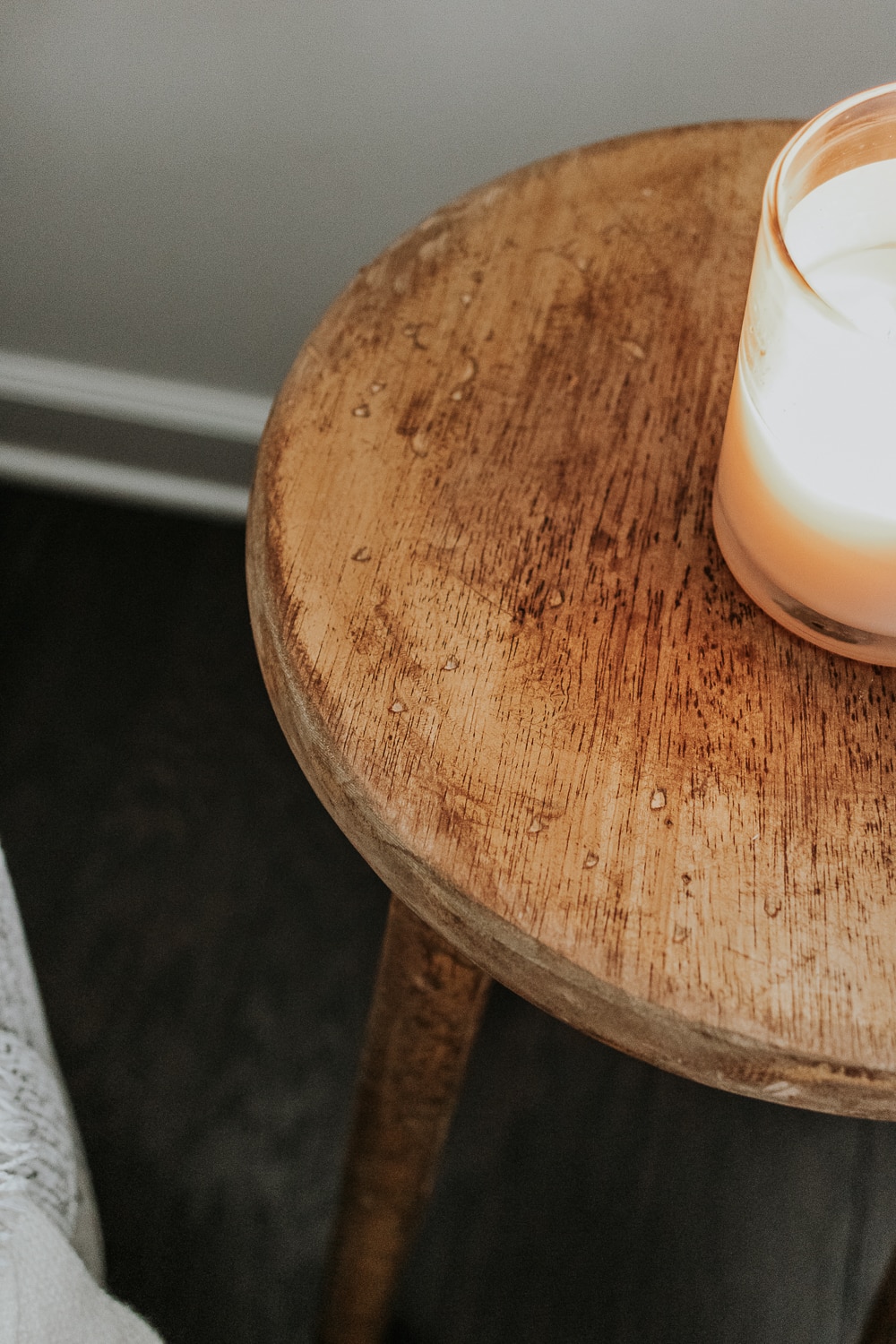 Genius DIY Bar Stool Nightstand