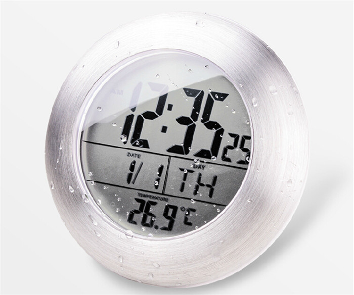 bathroom digital clock Shower Clock as Modern Bathroom Gadget Best