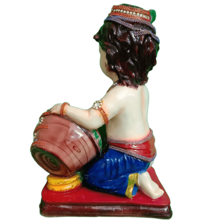 Bhagwan Krishna Makhan Chor Statue Figurine Murti Sculpture Height 40