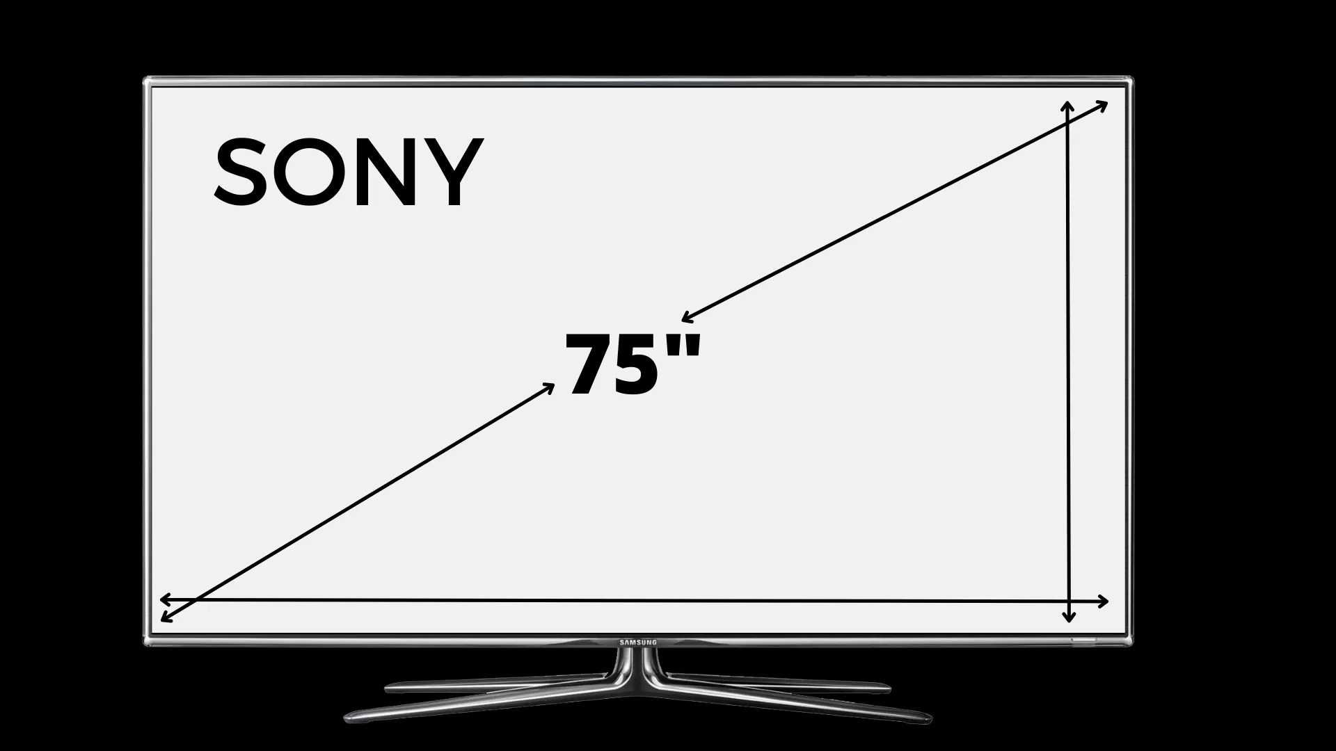 Sony 75Inch TV Dimensions COMPLETE GUIDE Decortweaks