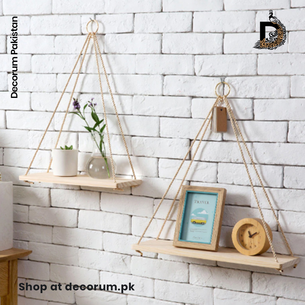 Hanging Wood Wall Shelf Decorum Pakistan Online Shop for Home Decor