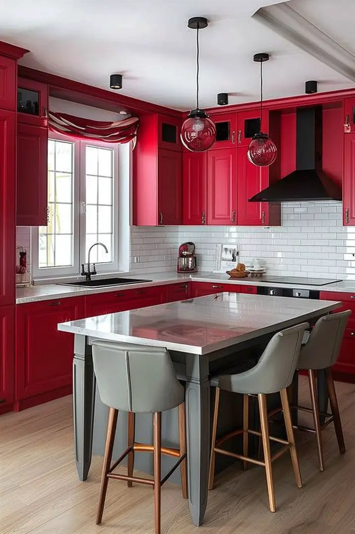 56 Stunning Red Kitchen Ideas for Every Style DecorwithEva
