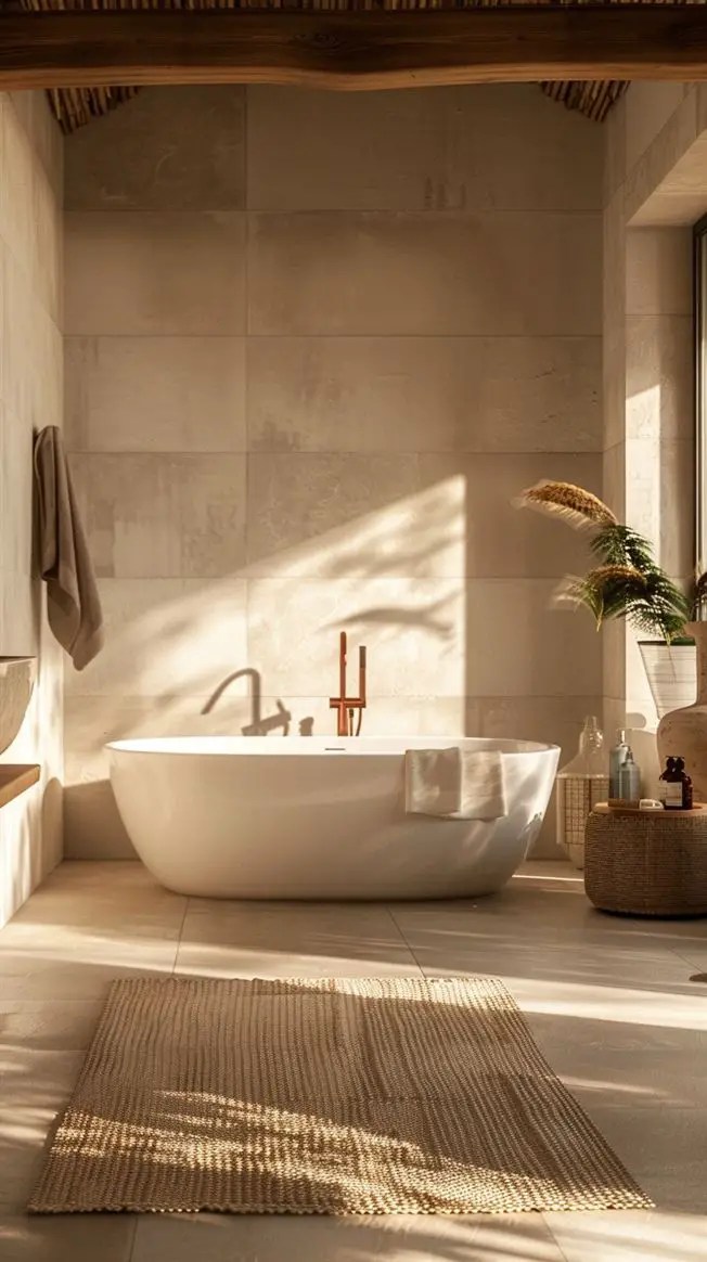 48+ Amazing Earthy Bathroom Ideas You Will love DecorwithEva