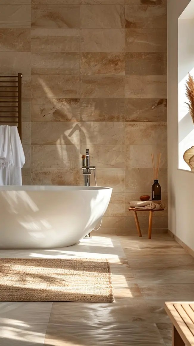 48+ Amazing Earthy Bathroom Ideas You Will love DecorwithEva