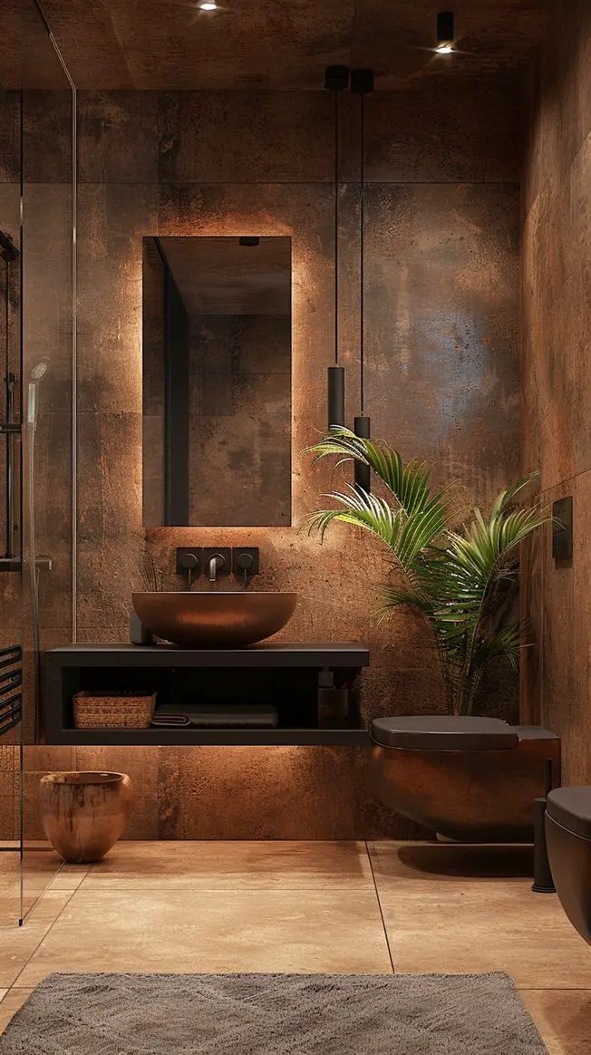 48+ Amazing Earthy Bathroom Ideas You Will love DecorwithEva