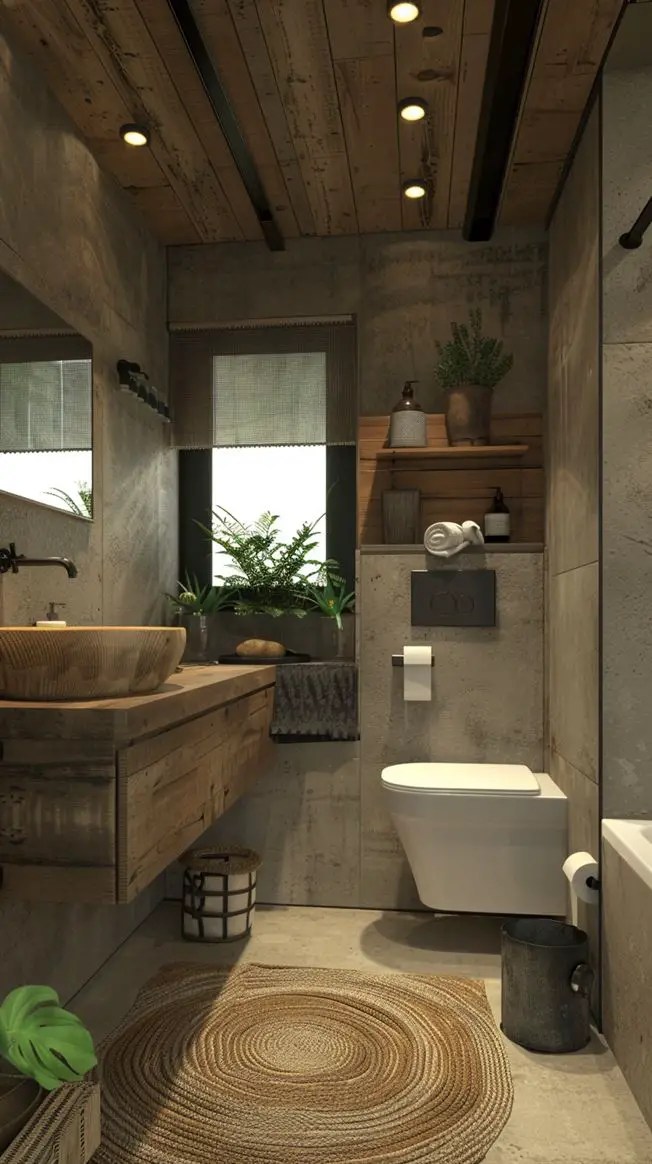 48+ Amazing Earthy Bathroom Ideas You Will love DecorwithEva
