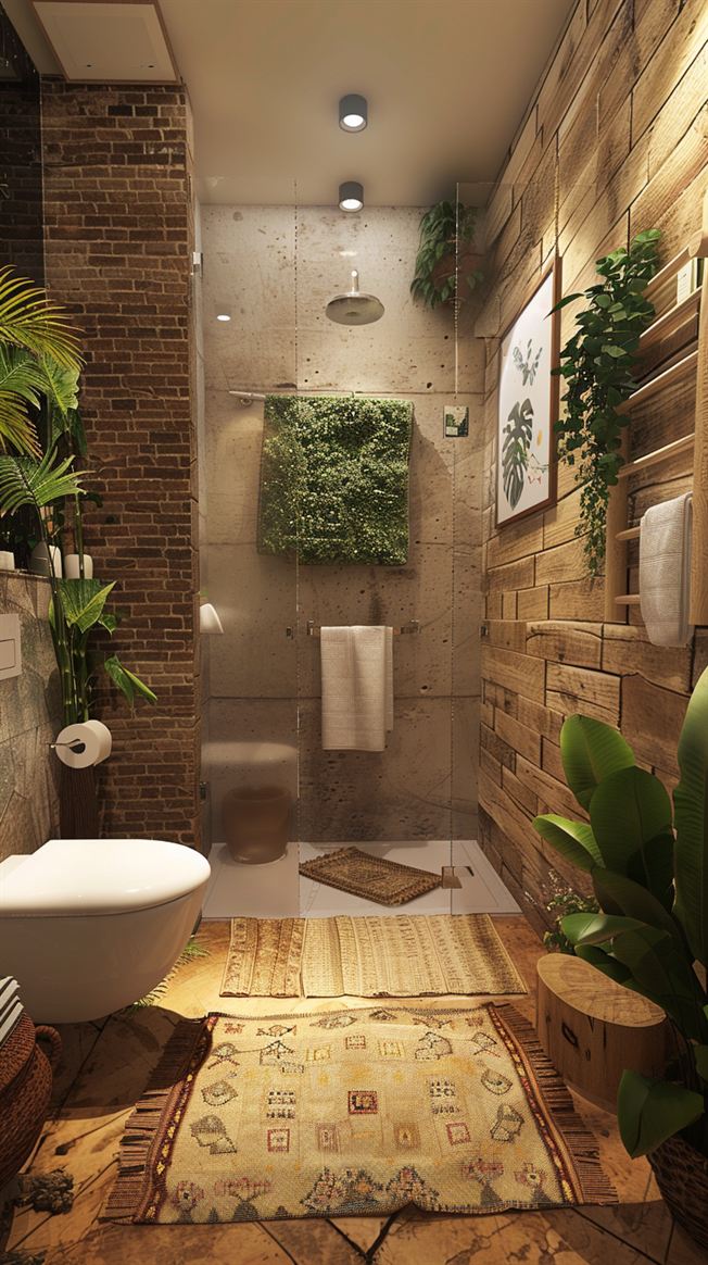 48+ Amazing Earthy Bathroom Ideas You Will love DecorwithEva