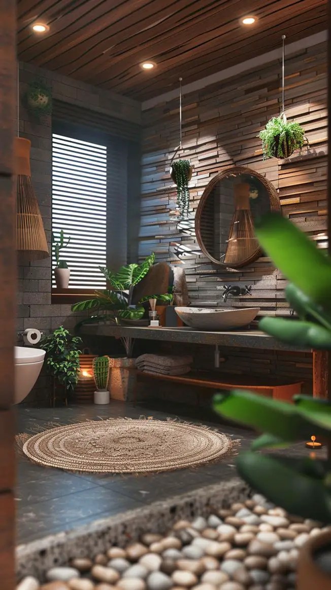 48+ Amazing Earthy Bathroom Ideas You Will love DecorwithEva